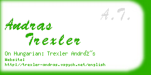 andras trexler business card